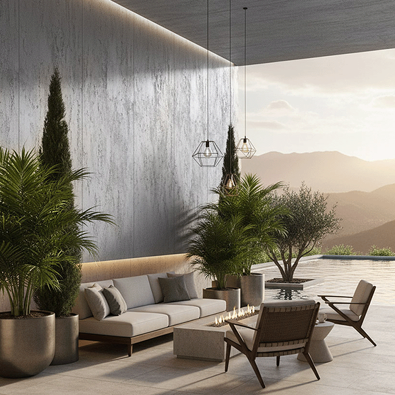 Εύκαμπτη Πέτρα Travertine Light Grey - Image 4