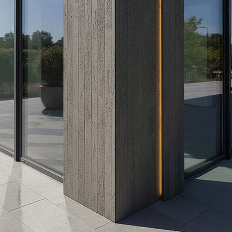 Εύκαμπτη Πέτρα Concrete Board Medium Grey - Image 2