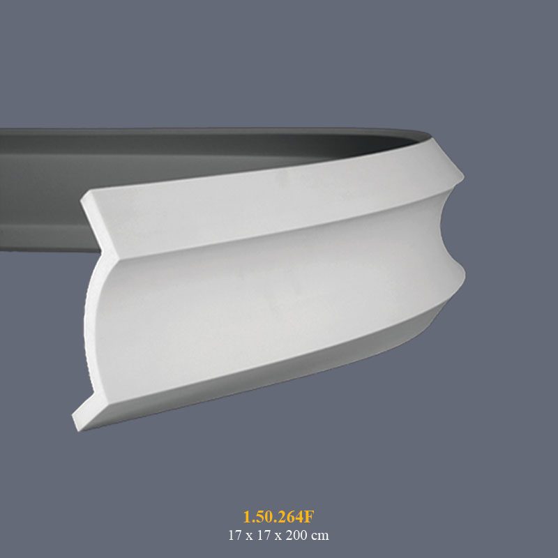 Γωνιακή κορνίζα τοίχου - οροφής από ελαστική πολυουρεθάνη FLEX