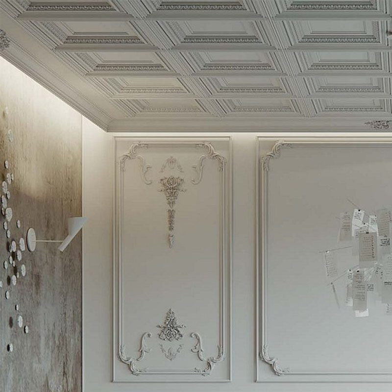 Πάνελ οροφής - τοίχου 60 x 60 cm από πολυουρεθάνη