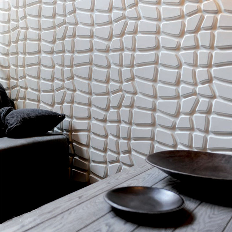​Πάνελ τοίχου 3D από ίνες ζαχαροκάλαμου. 100% ανακυκλώσιμο προϊόν. Ιδανική επιλογή για εντυπωσιακή διακόσμηση σε κάθε προσωπικό και επαγγελματικό χώρο.